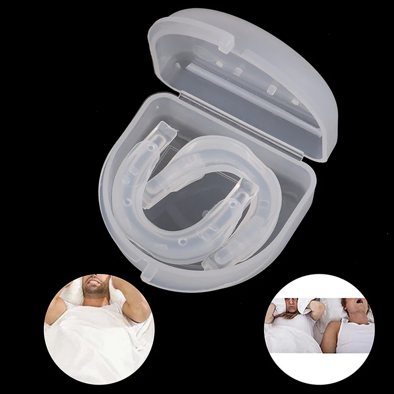 Dental Health Oral Care Teeth Brace Dental Mouth Guard Bruxism Splint Night Teeth Tooth Grinding+Storage Case Sleeping Aid Tool