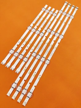 5Set Striscia di Retroilluminazione A LED Per un43j5200 un43j5200af un43j5290 UN43T5300 UN43T5300AG UA43N5380 UE43N5300 UE43N5000 UA43N5100