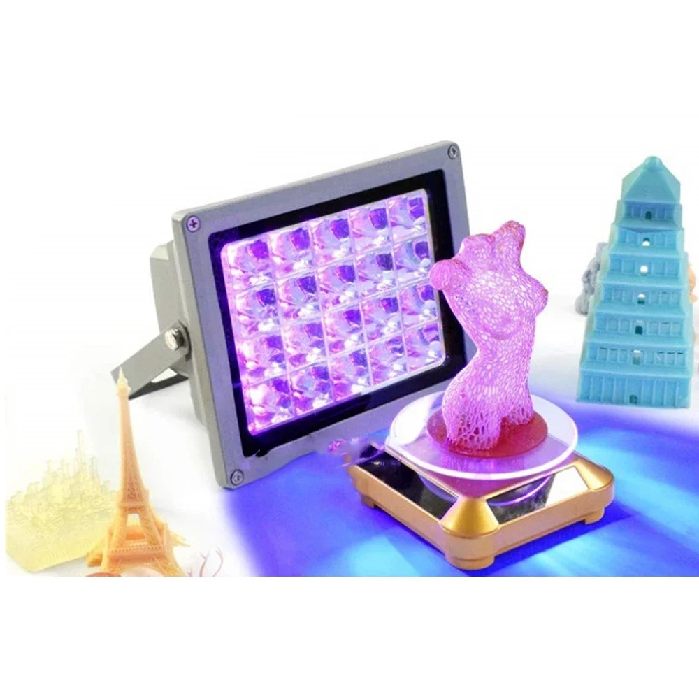 Lampada polimerizzante a LED con colla UV LED luce ultravioletta 365nm 405nm 395nm per colla senza ombre stampa 3D in resina fotosensibile con olio