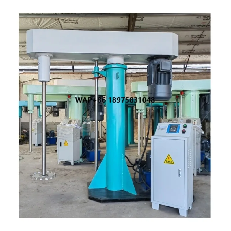 Dispersion Mixer Disperser for Coating Dispersion Electric Overhead Stirrer Mixer Water-based Paint Mixer