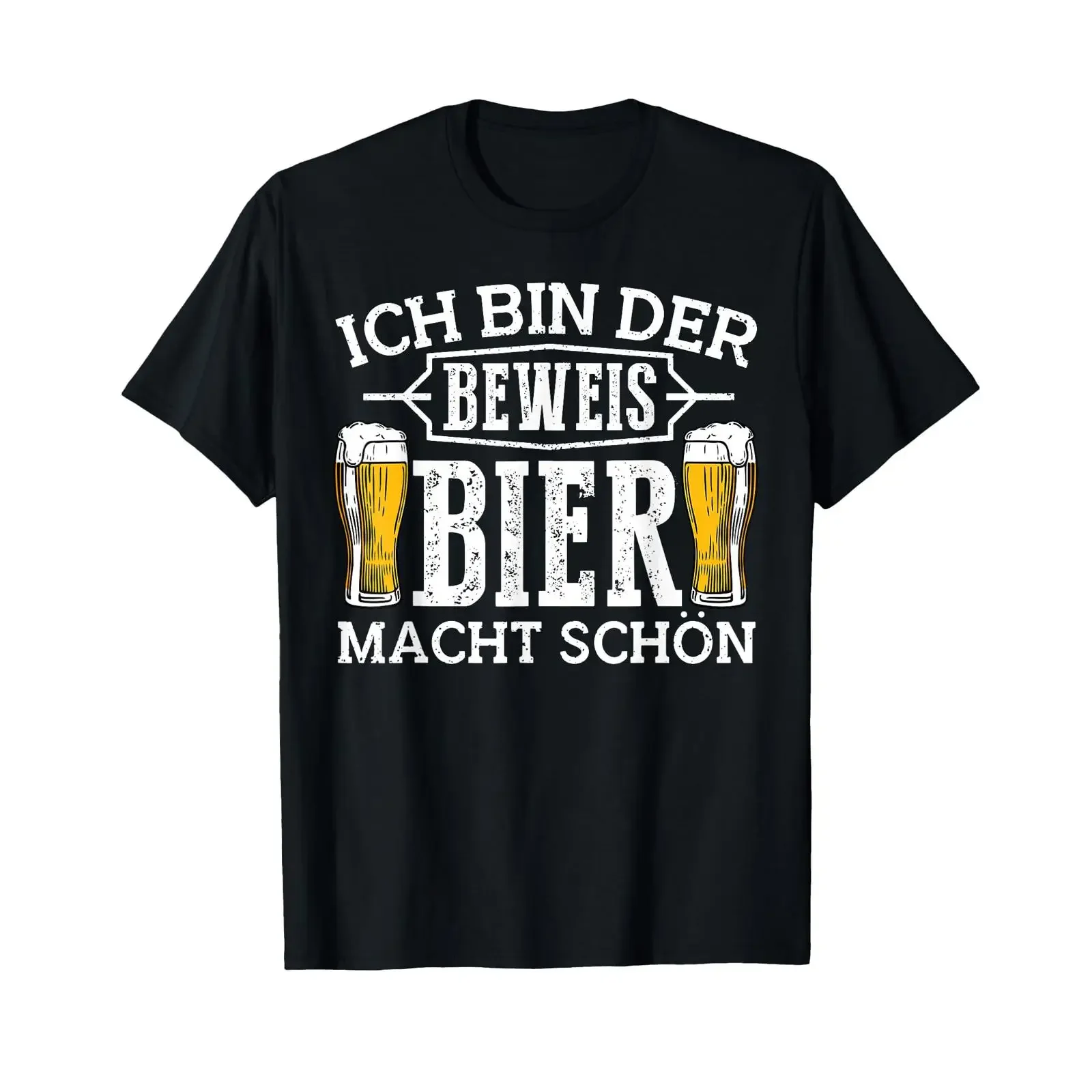 I Bin The Proof Beer Makes Nice Drinking Party T Shirt vintage Washed Breathable designer clothes homme Top For Everyday Wear