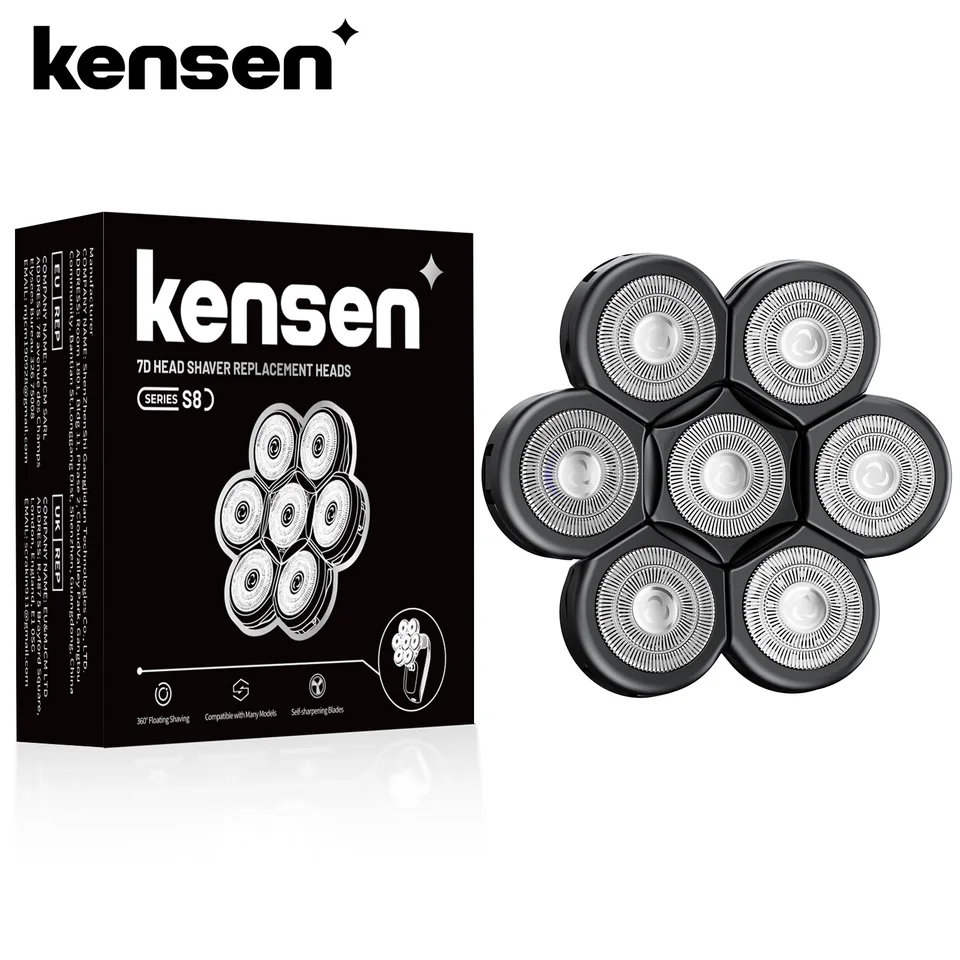 Kensen Razor Head Replacement Shaver Head Floating Washable