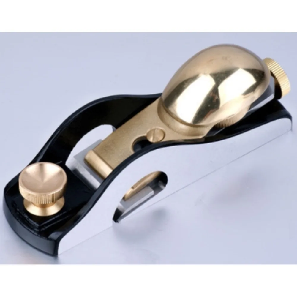 Hand Woodworking Planer with Copper Plate, DIY Metal Tenon Planing Tool for Carpentry Processing