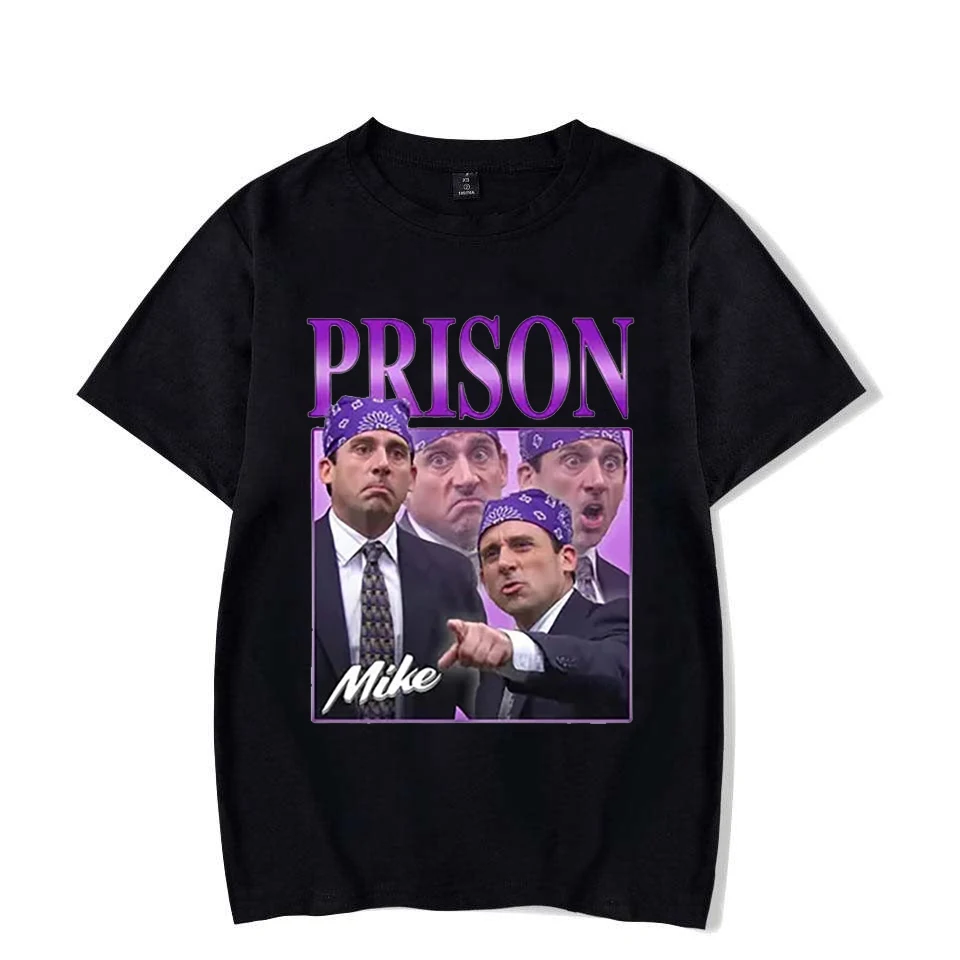 

Printed Mike Michael Scott pattern Short Sleeve T-Shirt from the Homame Office TV Mens Women's T Shirt Summer Casual Couple's