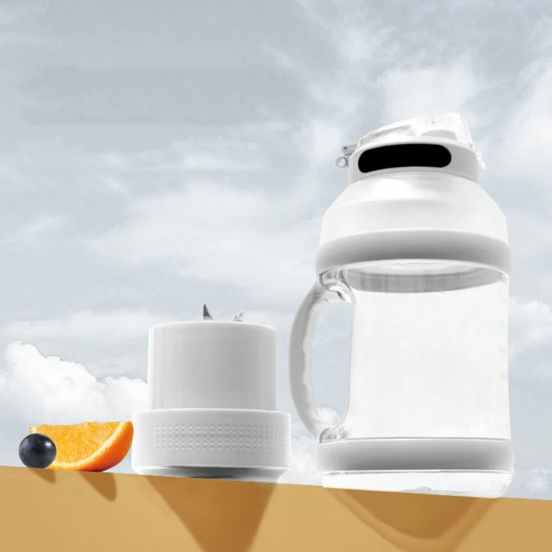 

Спортивный портативный блендер на 2 л с 6 лезвиями, 18000 об/мин, 4000 мАч, тип C, дорожный блендер для сока для коктейлей, смузи, светильник