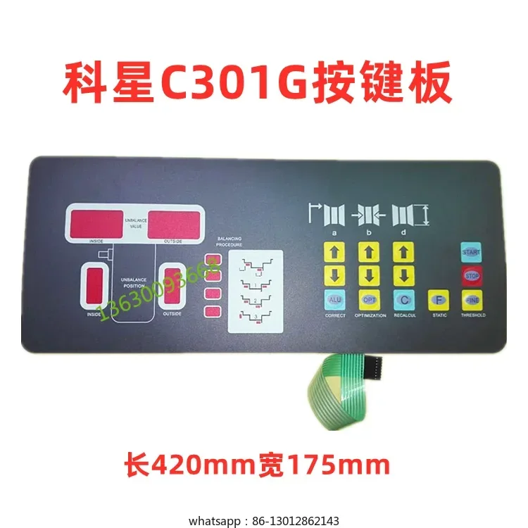 

Tire Balancer Balance Machine Accessories C301G Balance Operation Panel Keyboard Control Switch