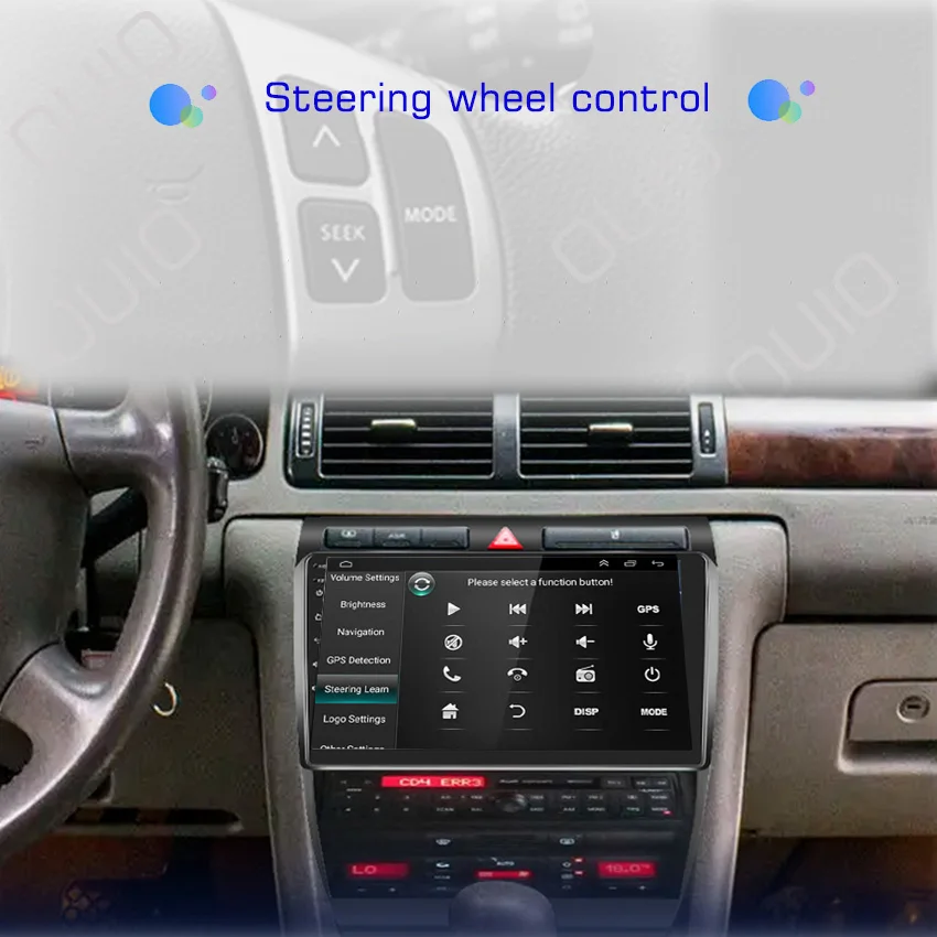 راديو سيارة أندرويد 15 لأودي A6 C5 1997-2004 S6 1999 - 2004 RS6 2002 - 2006 مشغل وسائط متعددة 2Din Carplay ستيريو GPS بدون DVD