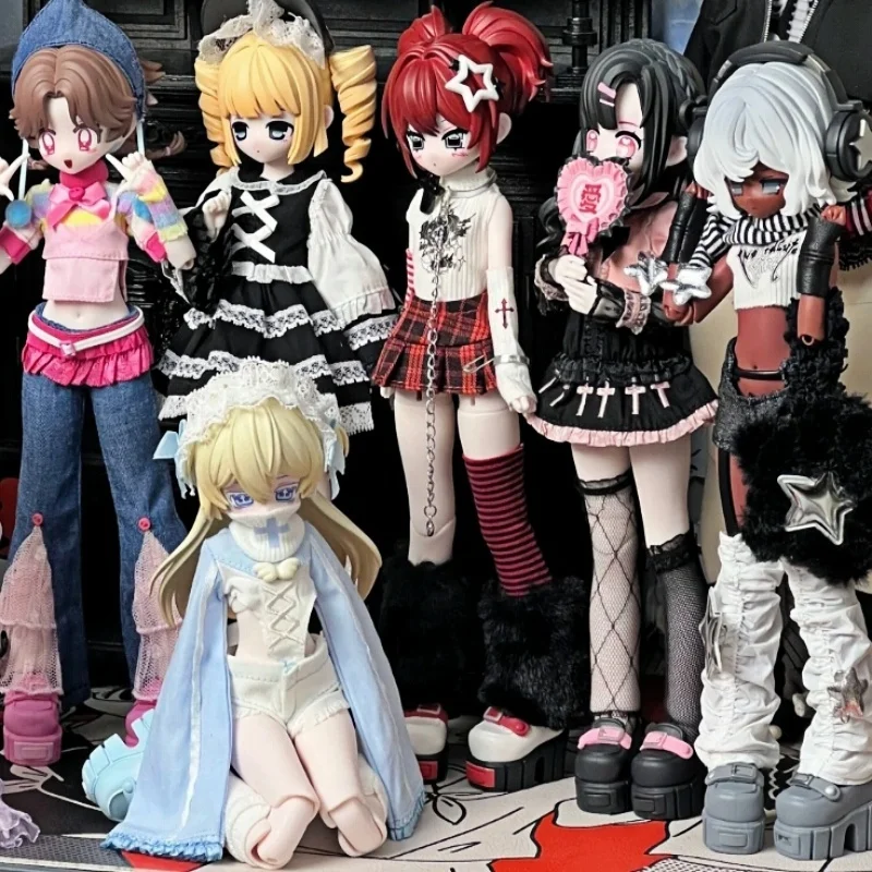 

Официальный карамельный карманный монстр, милая девушка, Bjd, слепая коробка, 1/6, мобильная кукла, игрушки, орнамент Bonbongalaxy Mjd Mystery Box, подарок для девочек