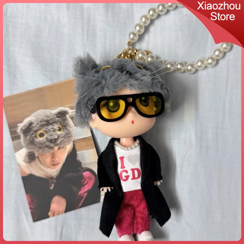 

Quan Zhilong Surroundings Doll Macao Concert Cat Doll Toy Handmade Birthday Gift Gd Keychain Pendant Cat Doll Acg Pendant