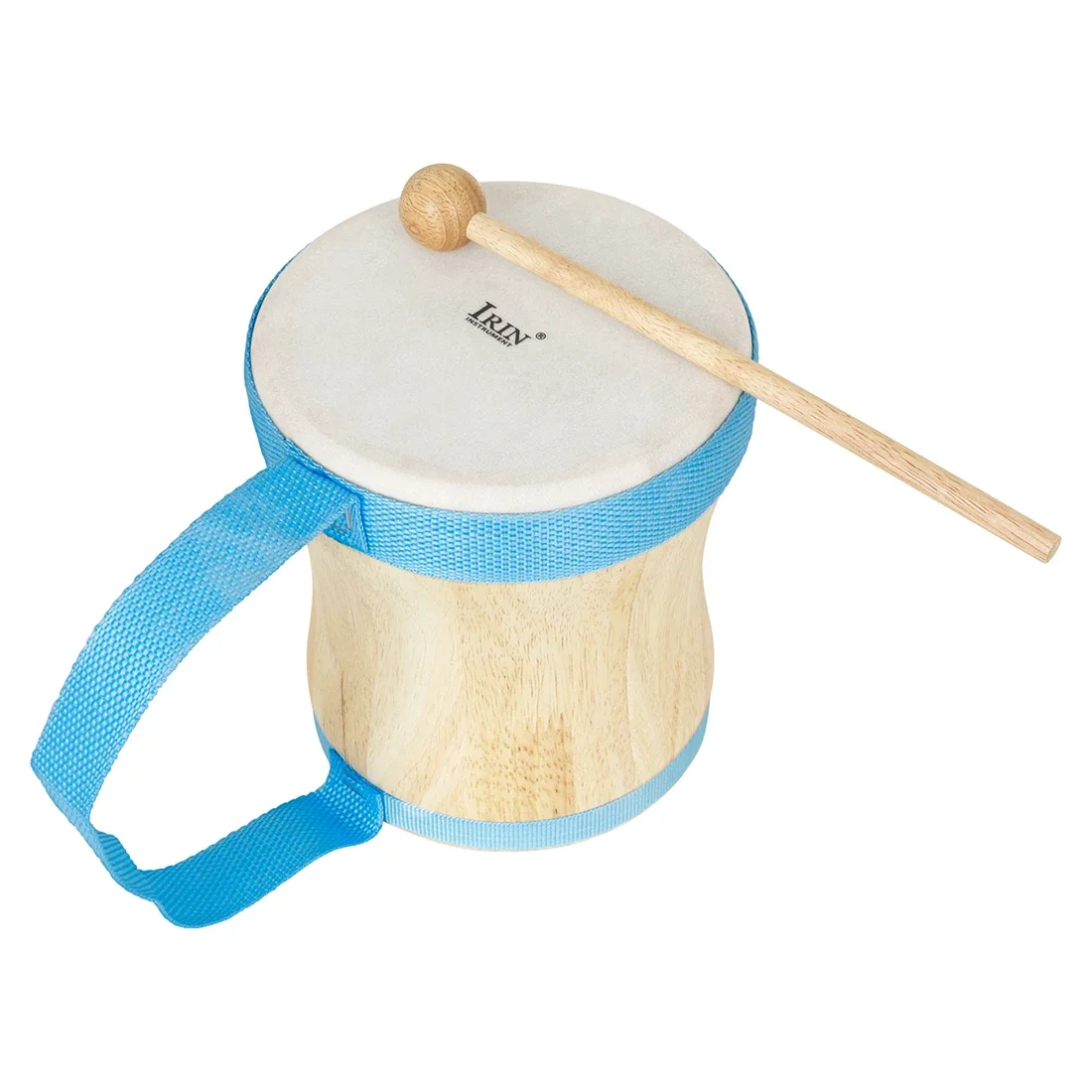 

IRIN Indian Drums Professional Hand Drums Wooden Sheepskin Drums with Drumsticks Percussion Instruments Children's Music Gifts