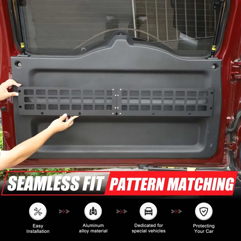 

2Pcs Aluminum alloy black For Toyota FJ Cruiser 2007-2021 car tailgate multifunctional bag rack car modification accessories