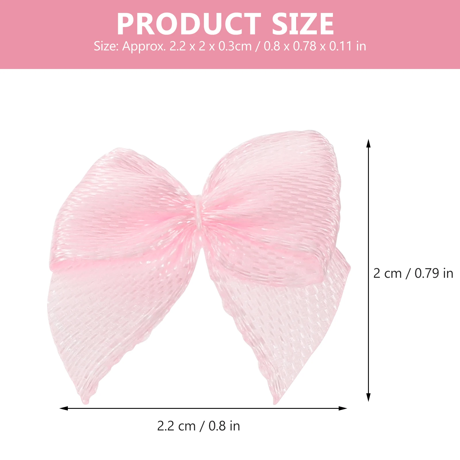 60 pezzi di fiocchi di nastro di raso fiore fatto a mano accessori per capelli di colore brillante per la festa nuziale uso quotidiano fiocchi per capelli regalo