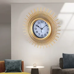 Living room American clock creative European wall clock Retro art wall watch decorative wall clock home silent fashion clock