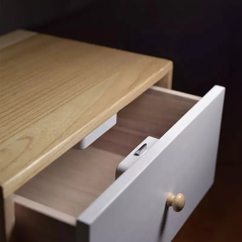 Tuya Smart Home-cerradura Invisible con Bluetooth para armario, dispositivo de cierre con Control remoto móvil, sin llave, para cajón de archivos
