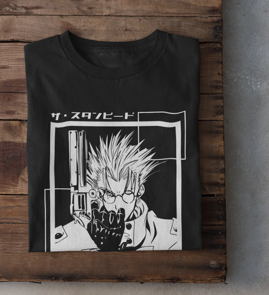 Trigun Vash The Stampede Moon Anime Manga Unisex Tshirt T-Shirt