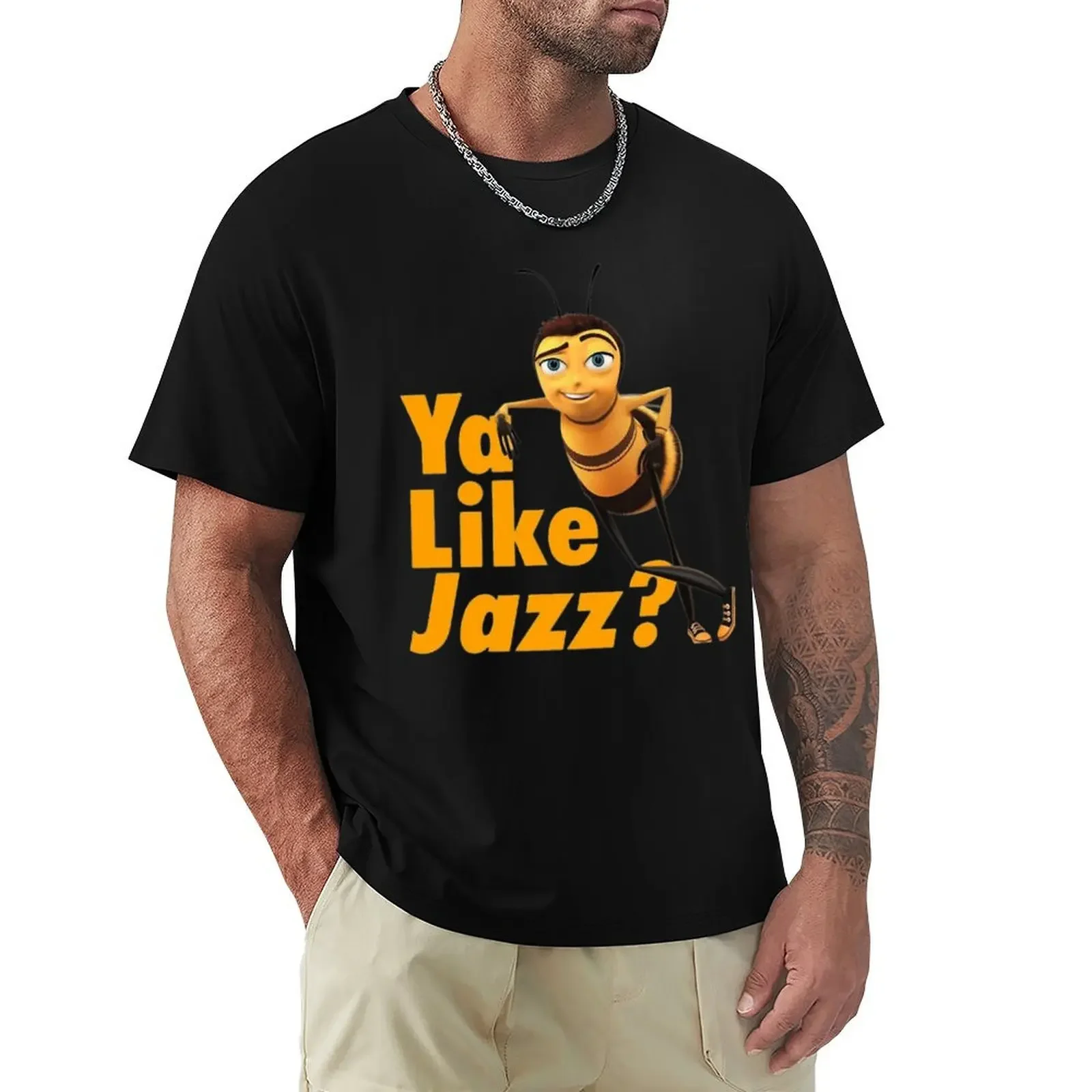 Bee movie ya like jazz T-shirt tops new edition men t shirts