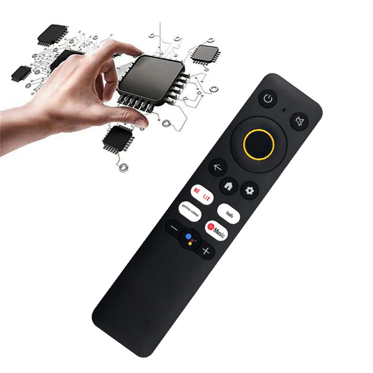 Remplacer REM-V1 Télécommande Vocale pour Realme TV Stick 4K RMV2105 Smart TV RMV2101 Smart TV Neo 4K Smart TV Stick