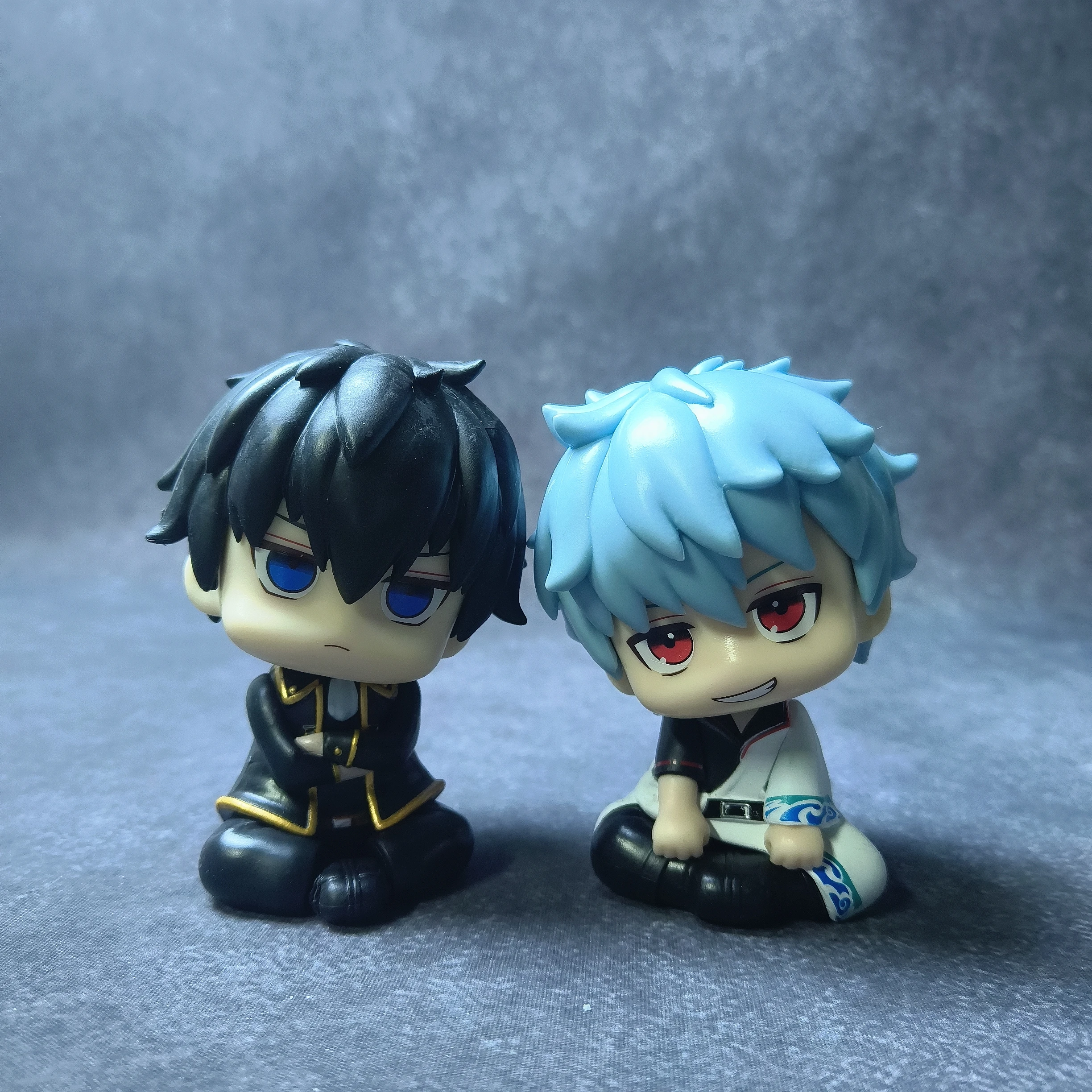 10 cm Anime Look Up Hijikata Toshiro Figuren Gintama Sakata Gintoki Action-figuren Q Version Nette Sammlung Ornament Spielzeug Geschenke