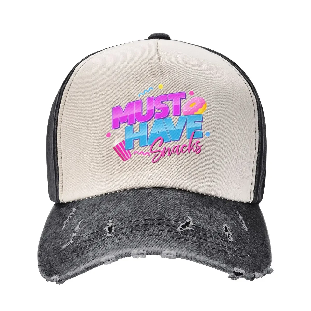 Morejstu Merch More Jstu Must Have Snacks Baseball Cap |-F-| Snap Back Hat dad hat Ball Cap Male Women's