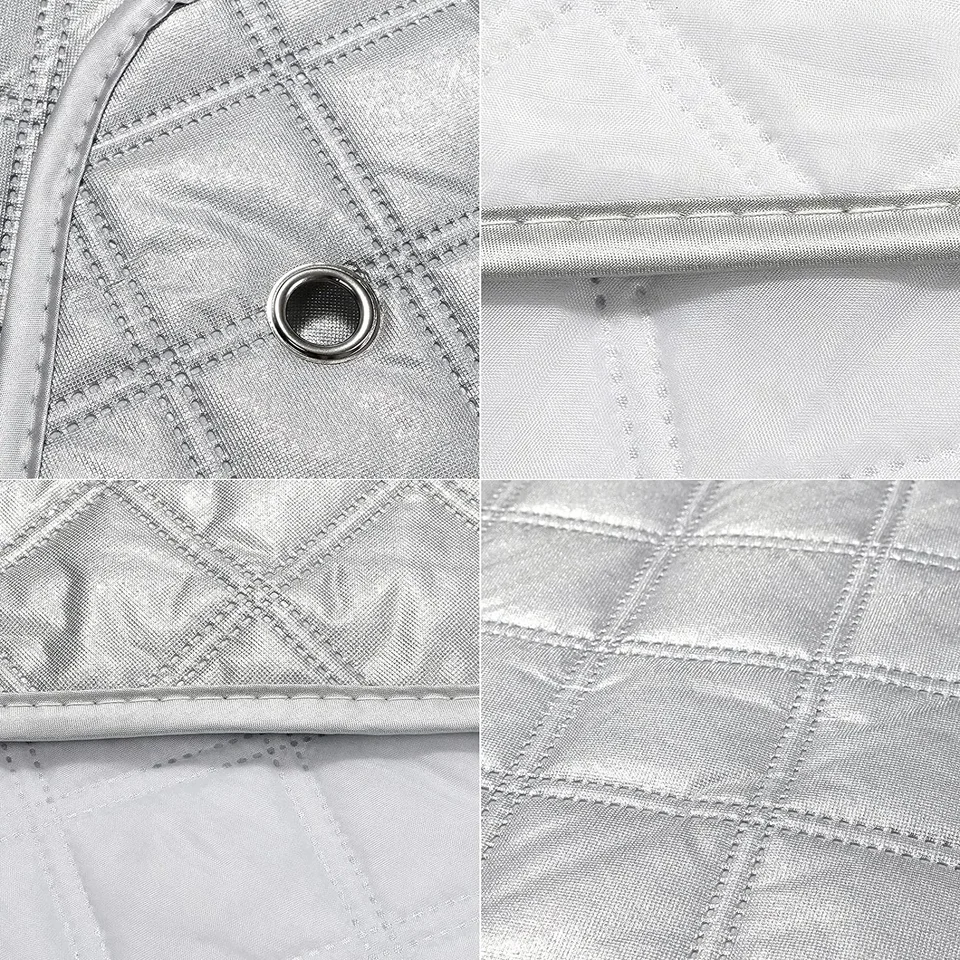 Couverture de Pare-Brise pour VW T6, Avant Pliable Thermique Couverture Thermique imperméable à l'eau, à la poussière, au Soleil, aux UV, à la Neige, au Gel pour VW T6 2016-2022