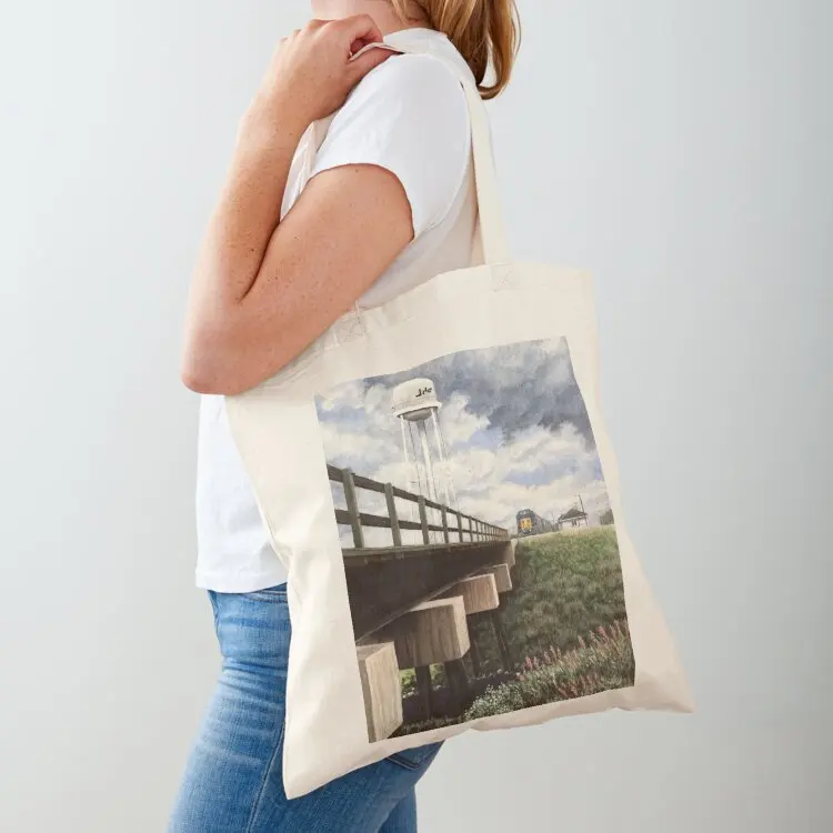 

Moosonee Water Tower Tote Bag tote bags men Fabric bag personalized tote