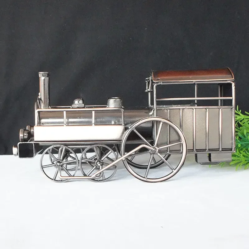 Pure handvlekgelaste trein, geschenken, locomotiefmodelornamenten