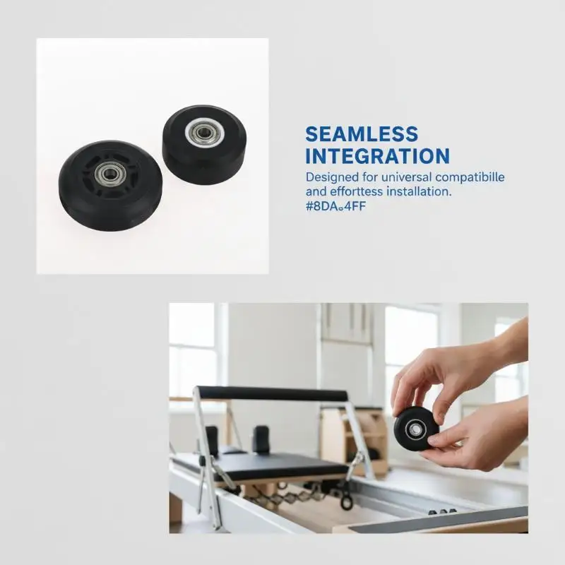 Efficient Silent Roller Bearing Wheel for Pilates Reformer Core Bed Training
