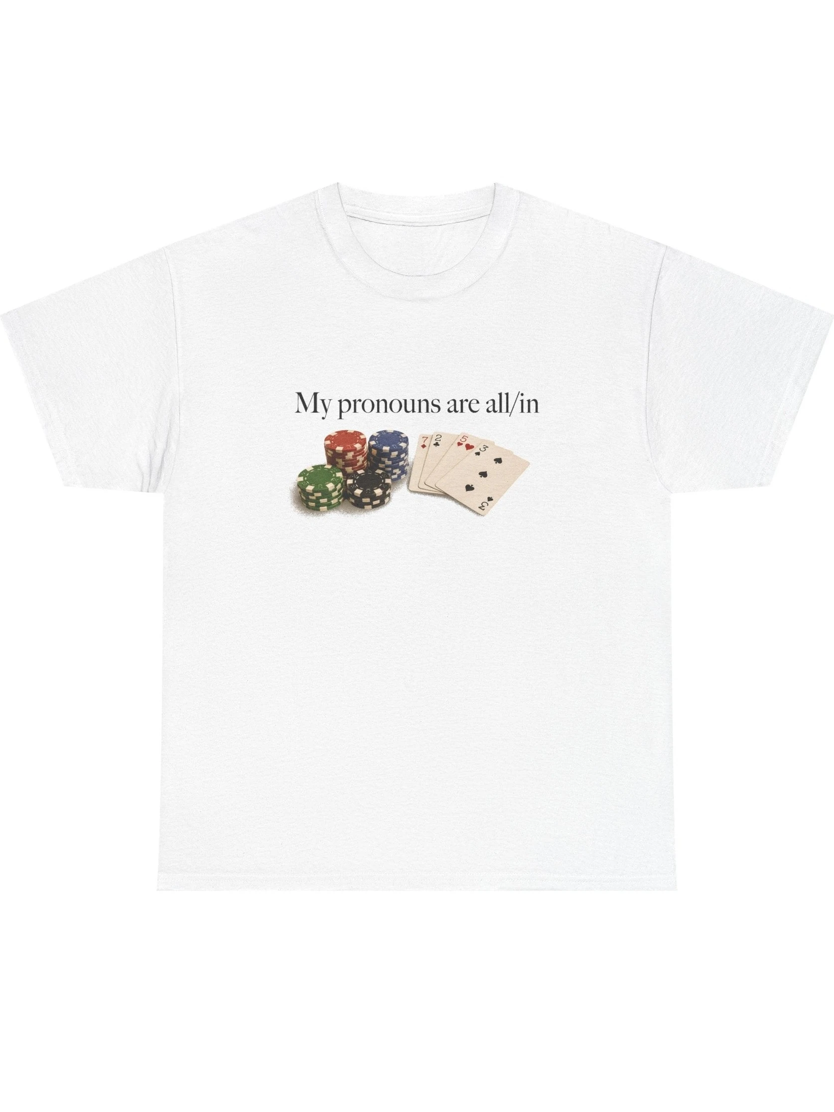 Meine Pronomen sind alle auf einem bedruckten, lässigen T-Shirt mit Rundhalsausschnitt und kurzen Ärmeln, einem Unisex-Streetwear-Shirt, einem Vintage-T-Shirt. – Detail 3