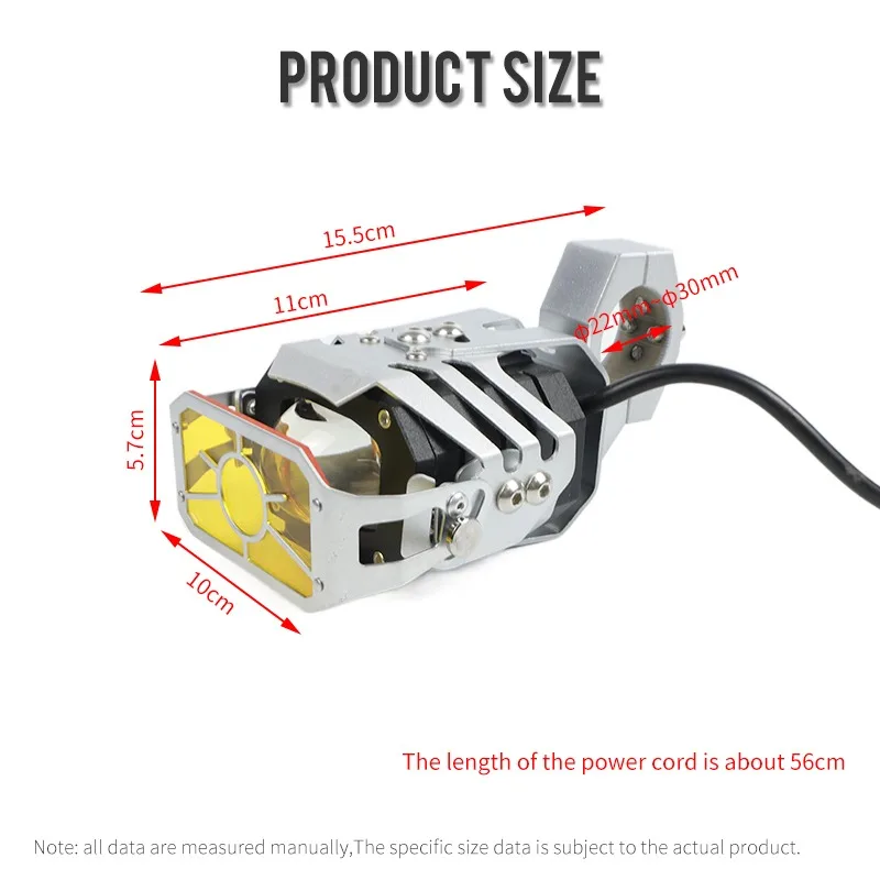 Wholesale Motorcycle LED Lighting System 12V/13V Waterproof A4 Scorpion Light Mini Driving Headlight Authentic goods