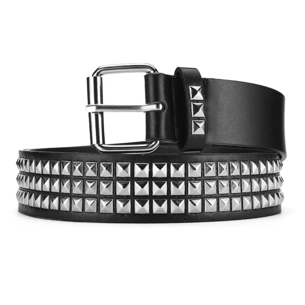 Trend Niet Gürtel Heavy Metal Gürtel Männer Frauen Punk Nachtclub Rock Stil Gürtel Jeans Gürtel Y2K Gürtel Mode Dekoration frauen gürtel – Detail 8