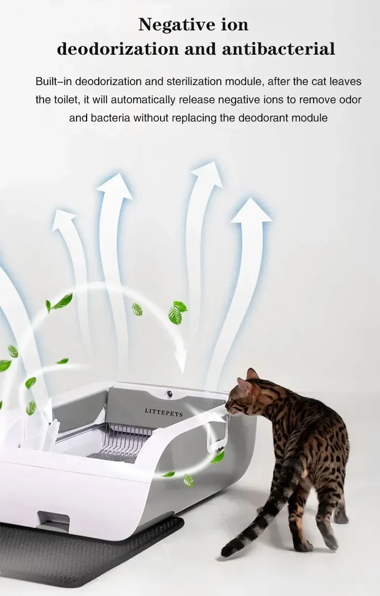 Multi Cat Self-Cleaning Automatic Odor Control Multi Cat Self Cleaning Automatic Cat Litter Box for Home Pet Store