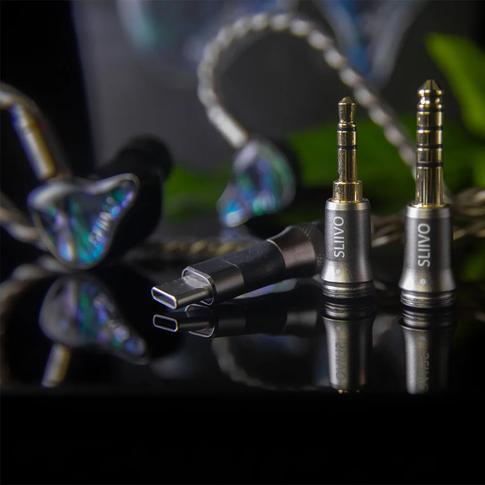 SLIIVO SL224 IEM 2DD + 2BA + 4MICRO PLANAR سماعات التكنولوجيا الهجينة 16 سائق نوع C Hifi داخل الأذن مراقب سماعات التوازن