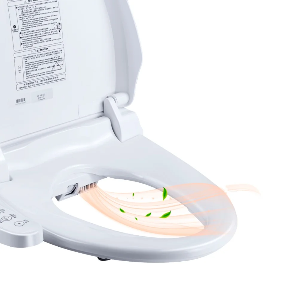 ZXHK Intelligent  Electric Flush WC Bidet One Piece Intelligent Smart Toilet Bidet Seat Bowl