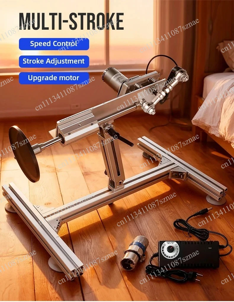 Remote Control Linear Actuator, Telescopic Motor with Suction Cup Bracket, 3-20cm Adjustable Stroke for DIY