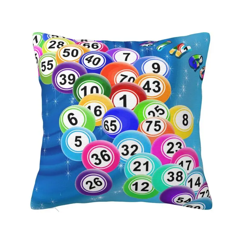 Hot Game Best Play Bingo Throw Pillow Case Bedroom Decoration Sofa Chair Cushion Cover Polyester Soft Pillowcase Dakimakura