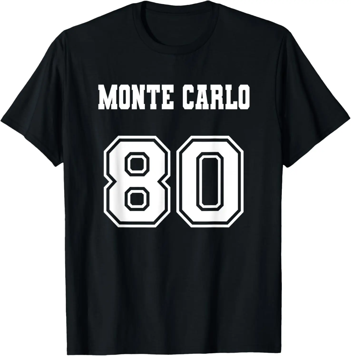 Jersey Style Monte Carlo 80 1980 Old School Muscle Car T-Shirt