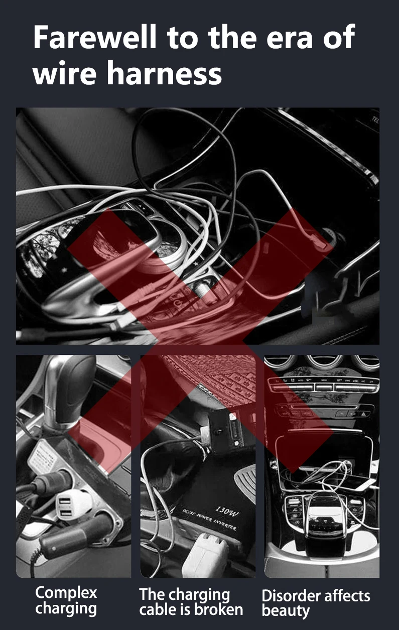 شحن سريع لاسلكي Qi لسلسلة BMW3 رؤية المفاتيح الرقمية 20-21