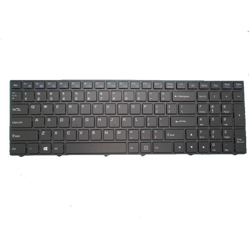 Laptop Keyboard For Medion Erazer P6605 MD61175 MD61571 MD61174 MD61232 MD61570 MD61490 France FR/UK/US Black With Frame