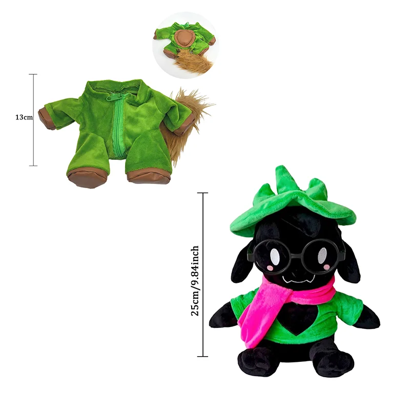 TreasuringU 2026 Neue Deltarunes Plüschtiere Kawaii Ralsei Plüsch-Stofftiere Tenna Puppe mit Wechselkleidung Geburtstagsgeschenke