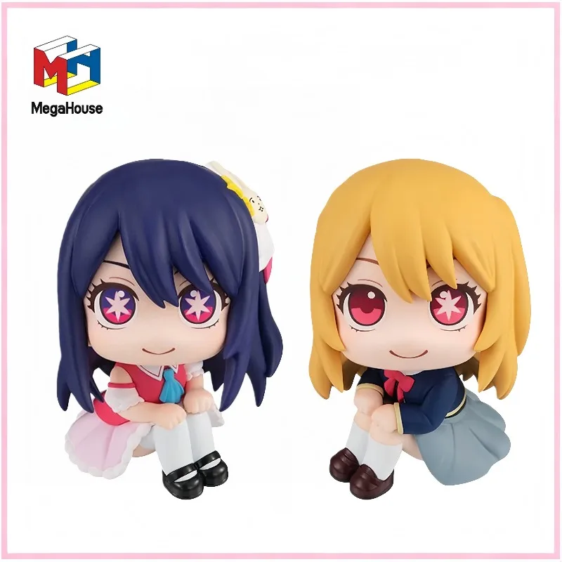 

【В наличии】Оригинальная фигурка MegaHouse Look Up Oshi No Ko Хосино Руби и Ошино Ай, готовая к использованию, быстрая доставка, модель персонажа
