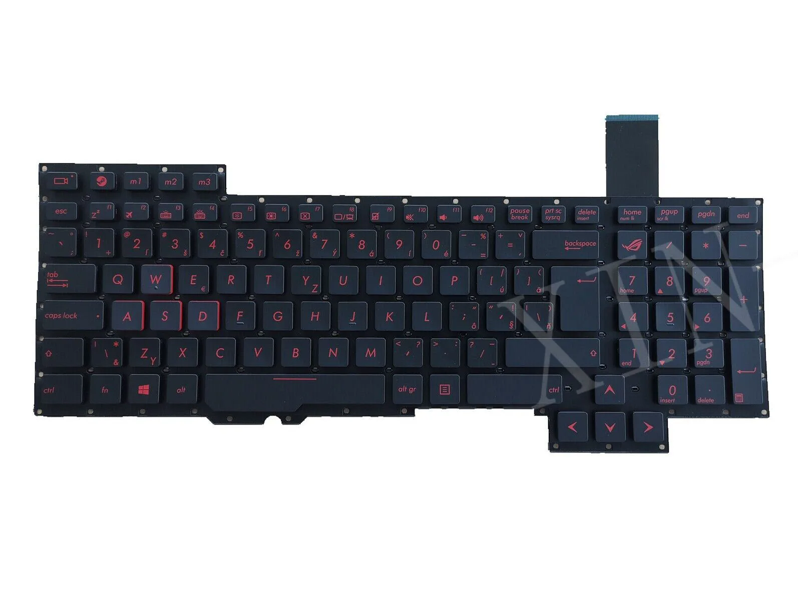Imagem -03 - Teclado Português para Notebook para Asus Teclado Não Retroiluminado G751j G751jy G751jt
