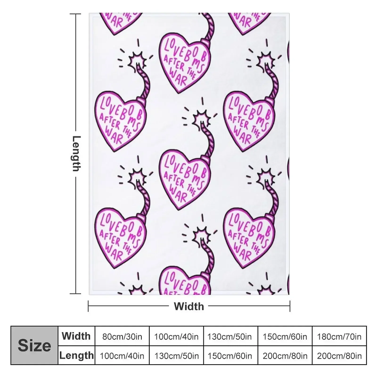 Lovebomb Nessa Barrett Throw Blanket Softest Beautifuls Decoratives Vintage Comforter warm winter Blankets