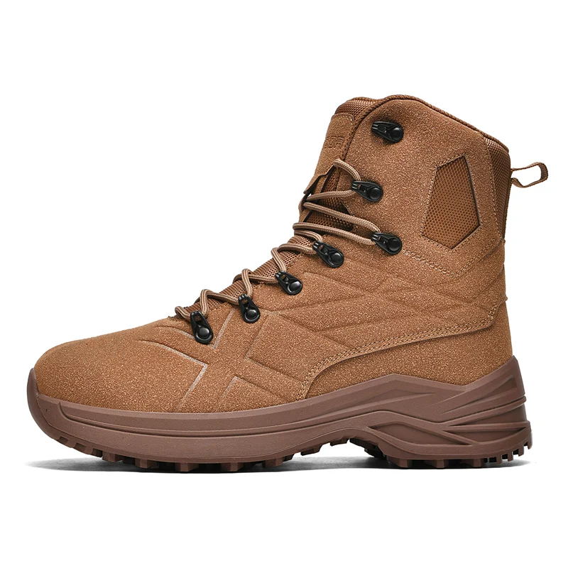جديد الرجال العلامة التجارية الصحراء الكاحل العمل في الهواء الطلق الأحذية التكتيكية القتالية قوة خاصة امرأة مقاوم للماء العسكرية المشي لمسافات طويلة حذاء أحذية جيش #3