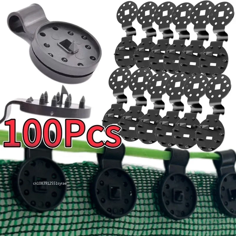 5/10/100pcs Heavy Duty Lock Grip Plastic Clips Greenhouse Shade Cloth Fix Clamp Tarp Clips Fence Fabric Clips for Garden Netting
