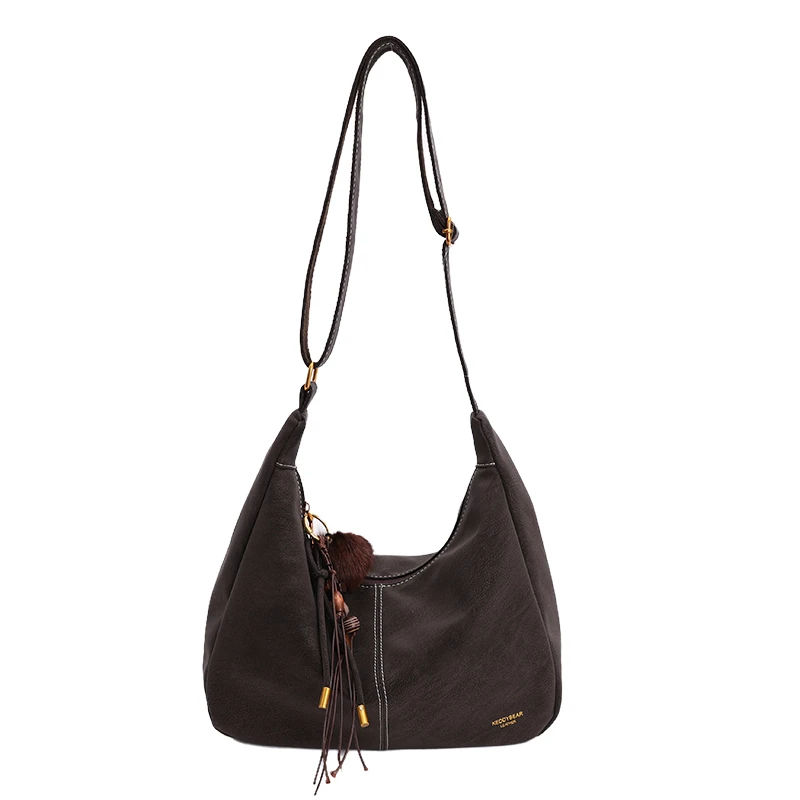 حقائب كتف كلاسيكية عصرية بسحاب من البولي يوريثان 2026 تخفيضات هائلة جديدة حقائب كروس بسيطة ومتعددة الاستخدامات للنساء