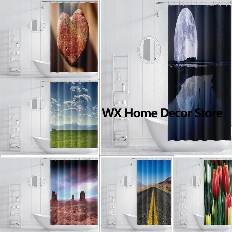 

High quality Shower Curtains with Gorgeous Nature Prints Waterproof and Easy to Clean