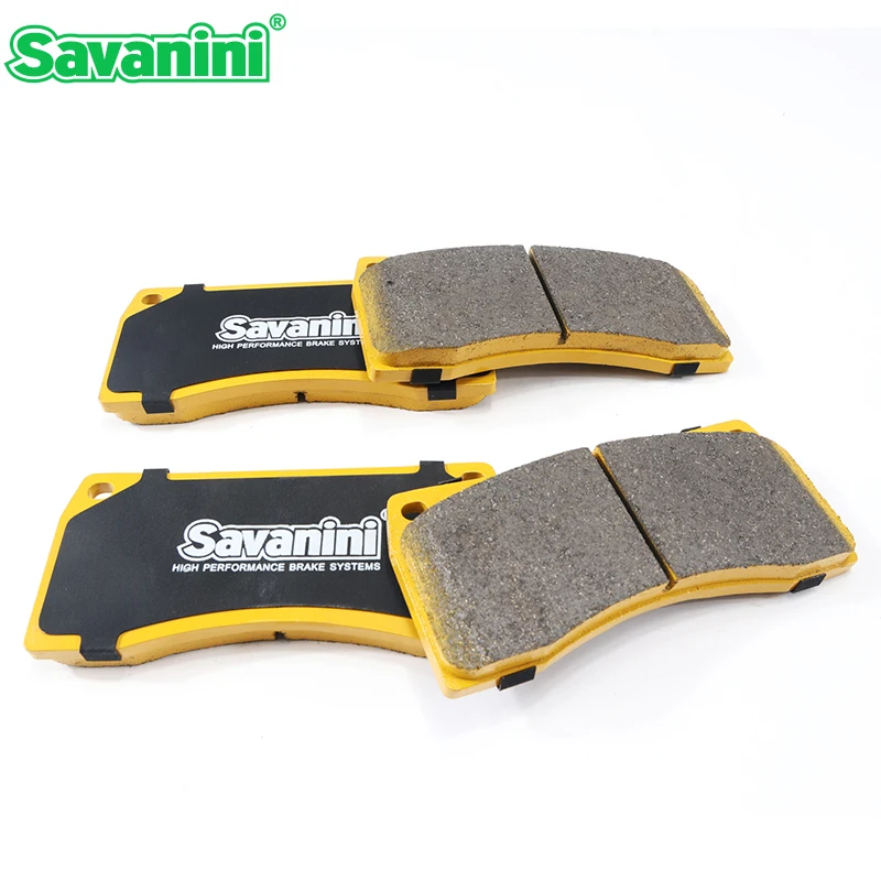 Savanini brand 4pcs car brake pads for street and racing Version with S66A S47R S66B S46A Caliper