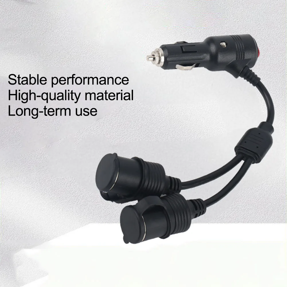 

Vehicle Dual Socket Adapter Distributor with Switch for Car 12V to 24V Compatible with Trucks Boats Motorhomes