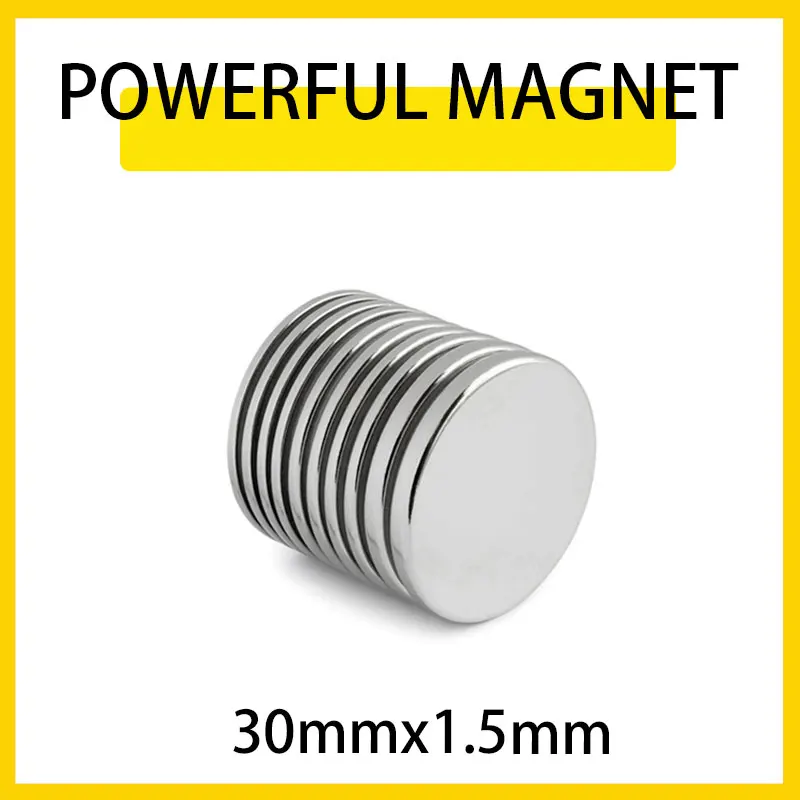 2~50PCS 30x1.5mm NdFeB Neodymium Magnet Super Powerful Round Permanent Disc 30mm x 1.5mm Permanent Magnet