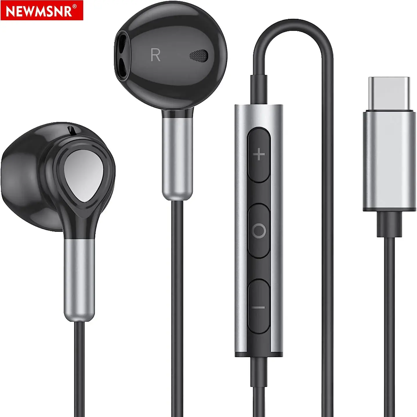 32Bit numérique 9D Super basse Type C & 3.5mm écouteurs 14mm bobine mobile dans l'oreille casque magnétique BES/DAC Gamer casque avec micro HD